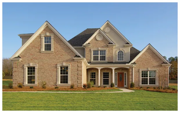 Riverbirch home exterior from the Castle Homes archive
